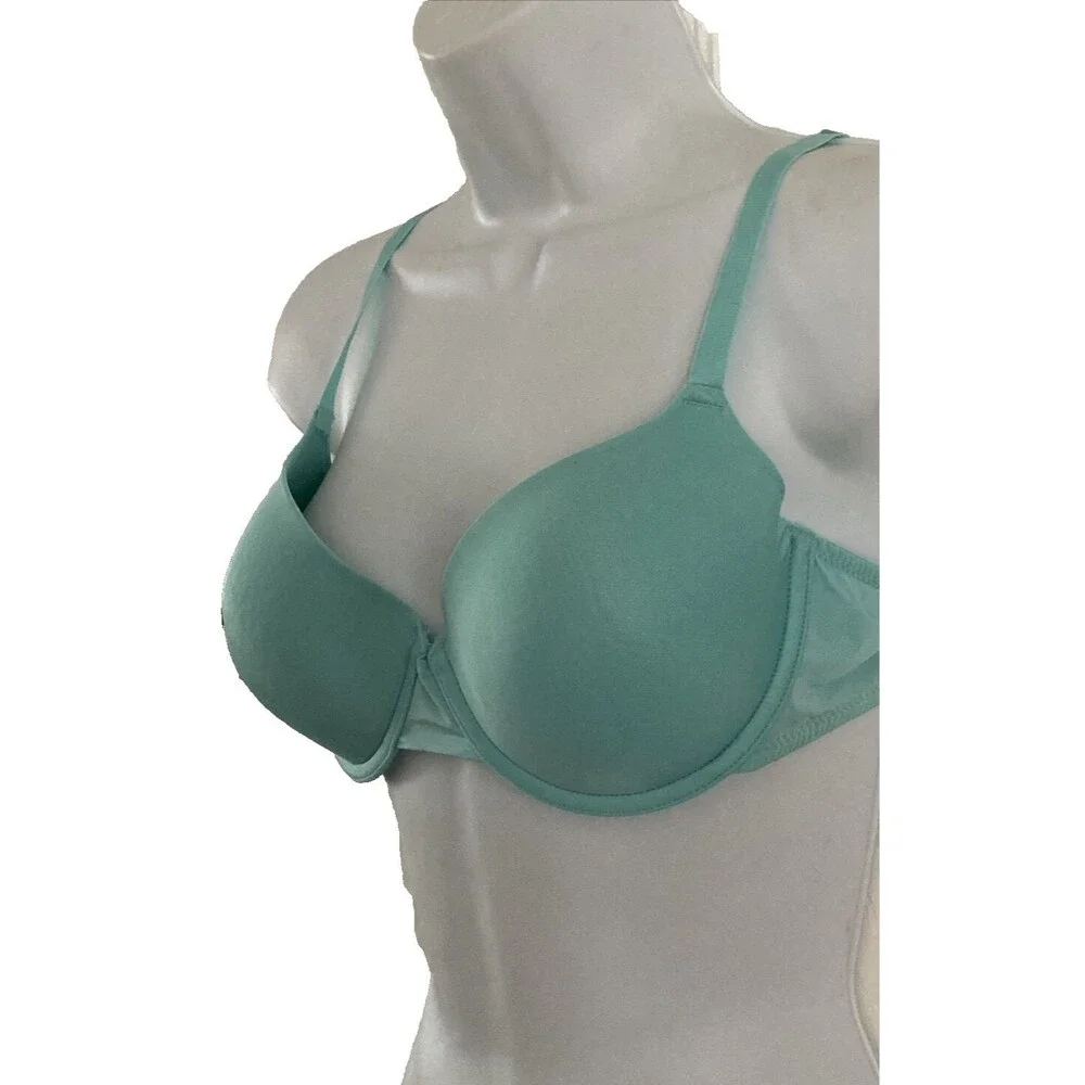 Ellen Tracy 59983P2 Underwire Bra Women Sz 38B Green Lightly Padded T Shirt Bra